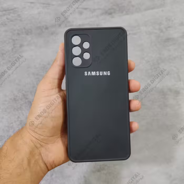 قاب سامسونگ A32 4G طرح سیلیکونی محافظ لنز دار (TPU) - قرمز