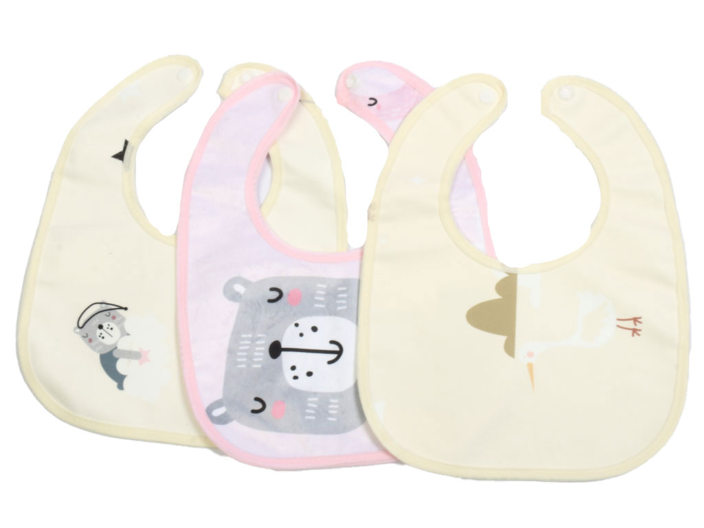 پیشبند نوزادی طرح دار (3 عددی)