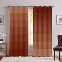 پرده چاپی رنگ آجری مدل پاچی SA-4940