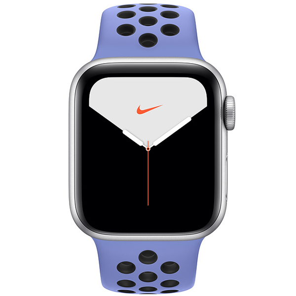 سری 5 نایکی مردانه 44 میلیمتری Silver Aluminum Case with Royal Pulse/Black Nike Sport Band - Hiapple.ir