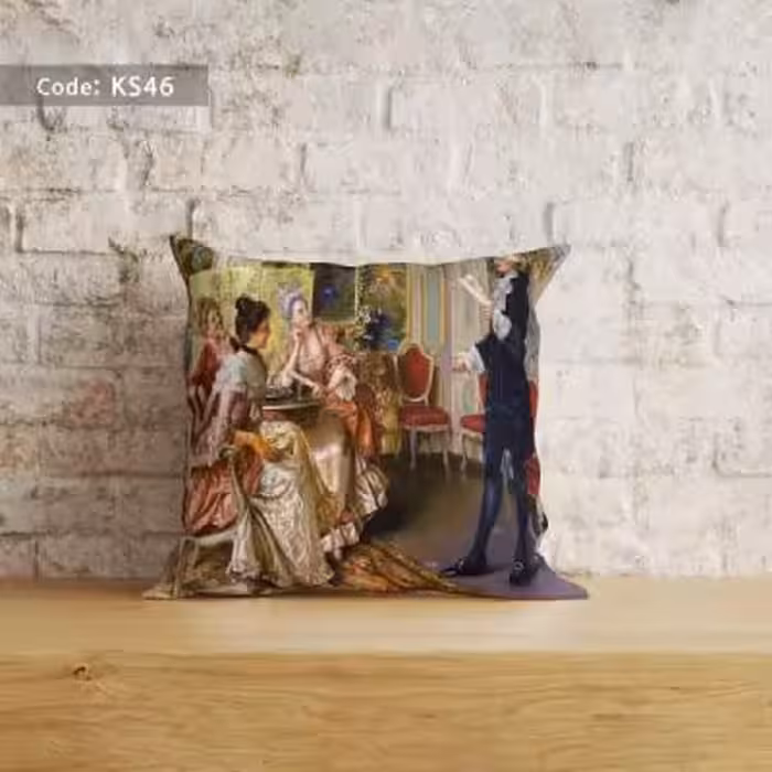 کاور کوسن طرحدار نقاشی کلاسیک شش برند درنیکا
