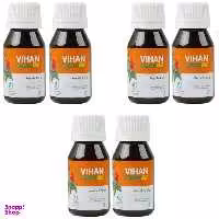 روغن کرچک ویهان (Vihan) کد Castor6 حجم 40 میلی لیتر مجموعه 6 عددی