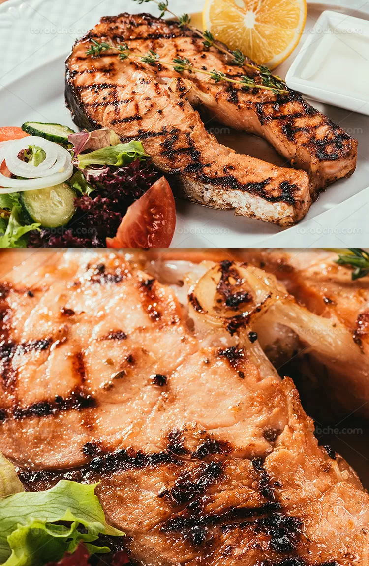 عکس ماهی گریل شده | گرافیک با طعم تربچه