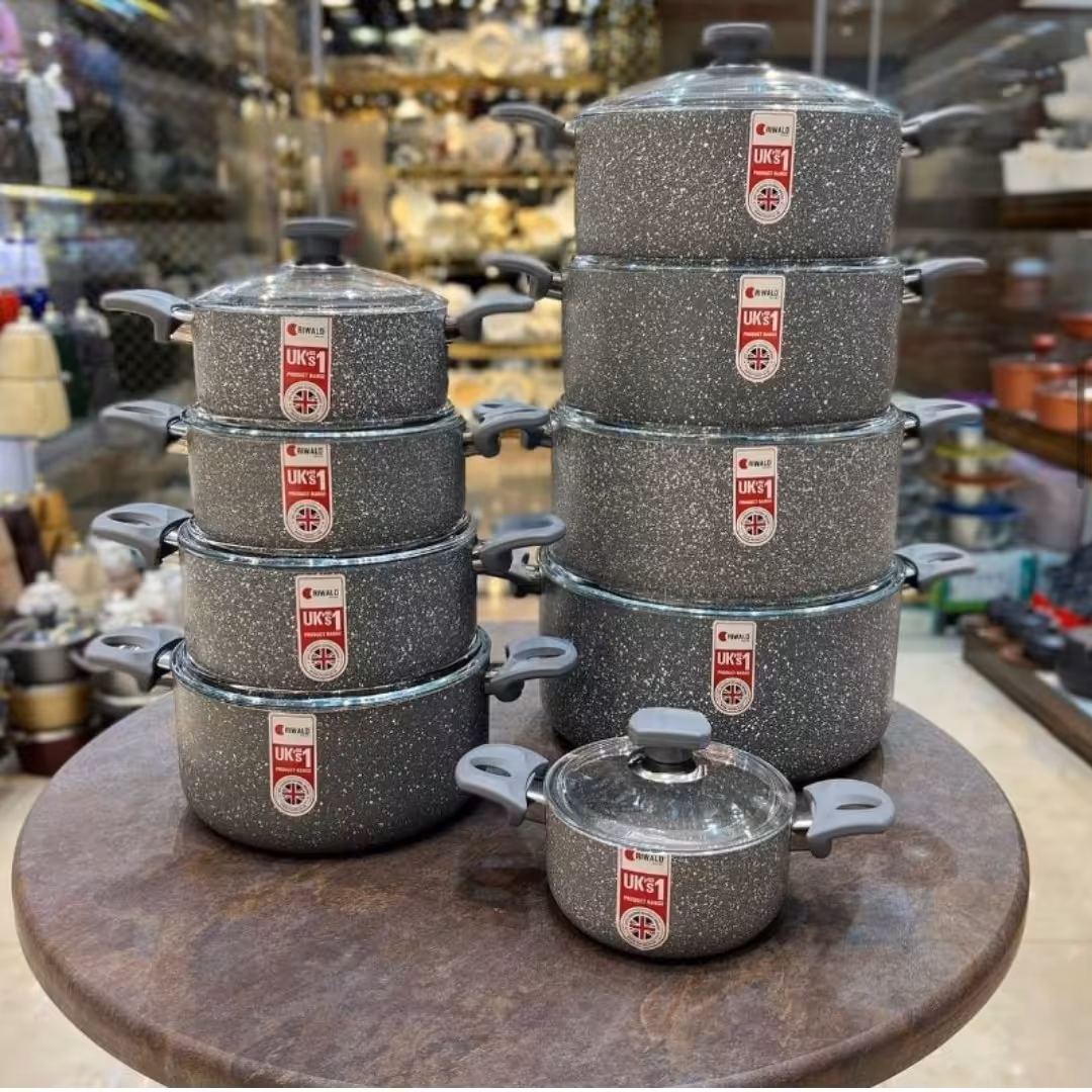 کاملترین سرویس قابلمه برند Riwald انگلیس