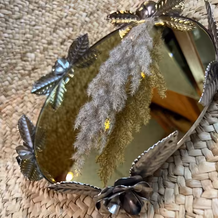 سینی پذیرایی آیینه ای