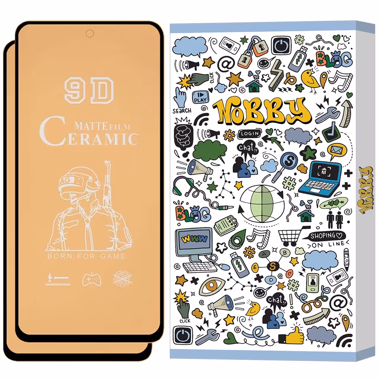 گلس سرامیکی مات مناسب برای گوشی موبایل سامسونگ  Galaxy Note10 Lite  پک 2 عددی