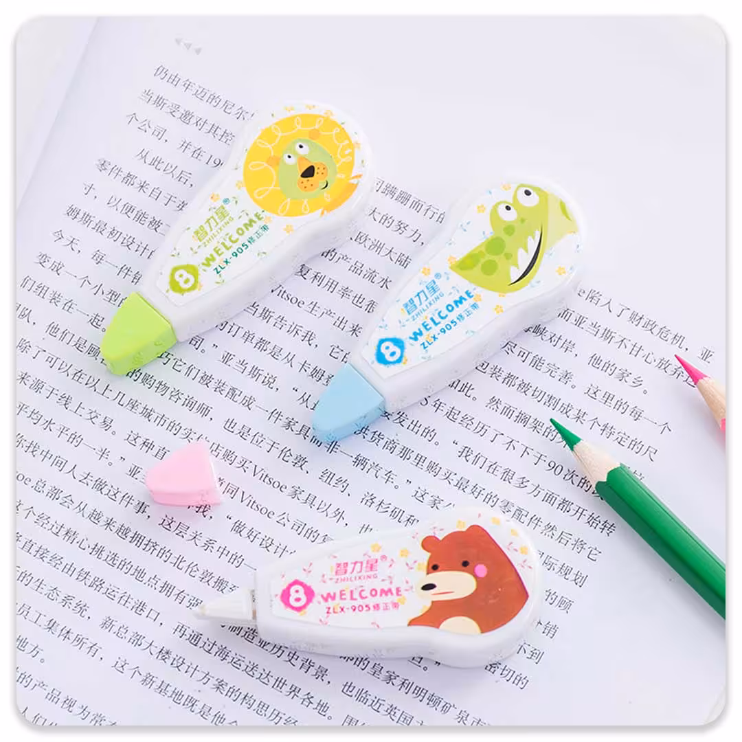 غلط گیر نواری طرح حیوانات