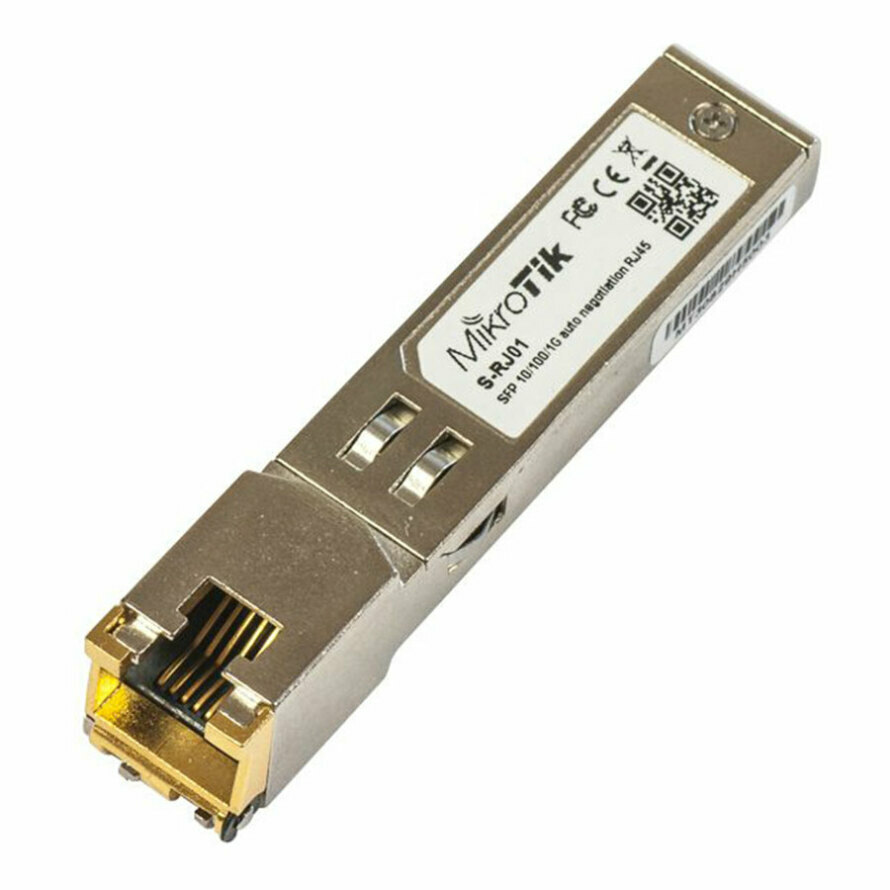 مبدل فیبر نوری به اترنت میکروتیک S-RJ01
