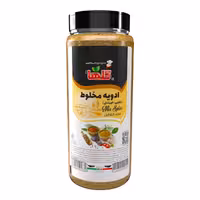 ادویه مخلوط پلویی و خورشتی خانواده گلها حجم380 گرم  – P.E.T
