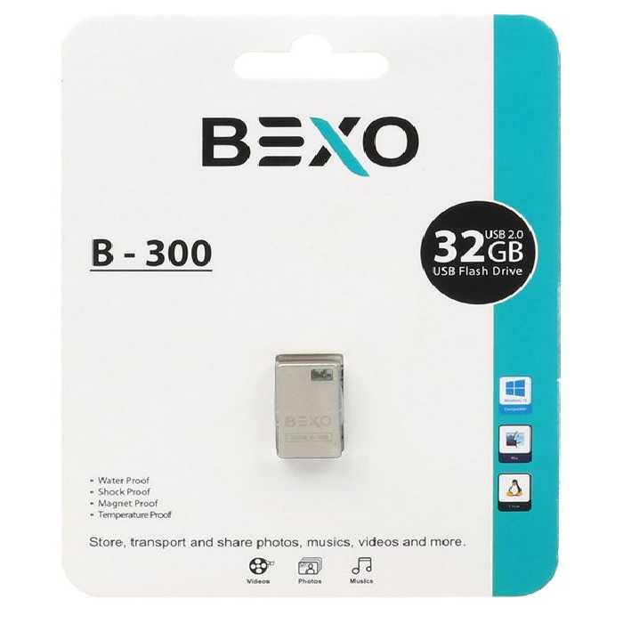 فلش مموری بکسو مدل B-300 USB 2.0 ظرفیت 32 گیگابایت