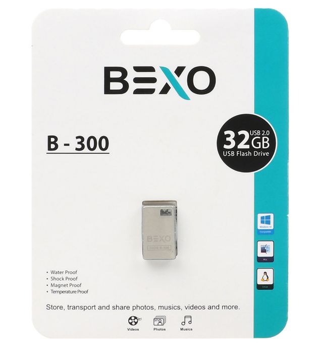 فلش مموری بکسو مدل B-300 USB 2.0 ظرفیت 32 گیگابایت