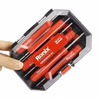 مجموعه 6 عددی پیچ گوشتی ساعتی رونیکس مدل RH-2712