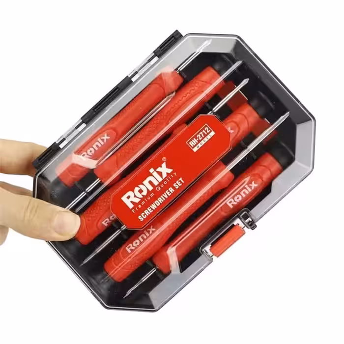 مجموعه 6 عددی پیچ گوشتی ساعتی رونیکس مدل RH-2712