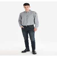 شلوار آبی مردانه 041 دنی باریک مناسب کمر کم تیره Colin’s