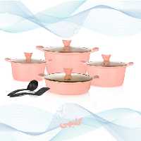 کاندید سرویس قابلمه 10 پارچه گرانیت کاندید مدل اوشن Candid 10 Pcs Ocean