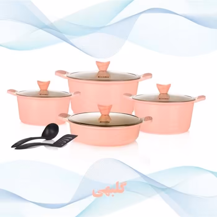 کاندید سرویس قابلمه 10 پارچه گرانیت کاندید مدل اوشن Candid 10 Pcs Ocean