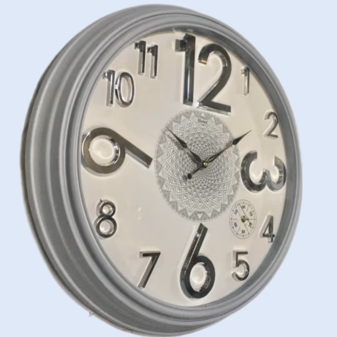 ساعت دیواری گرد (60 سانتی) مدل آتن