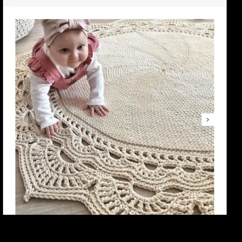 فرشینه قلاب بافی ساده  مدل آرام 