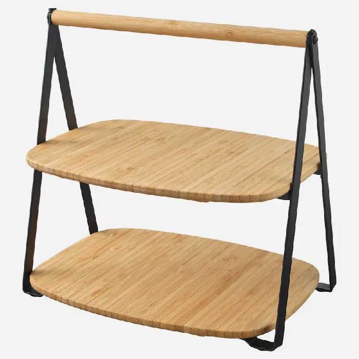 استند سرو دو طبقه بامبو ایکیا IKEA-FULLSPÄCKAD