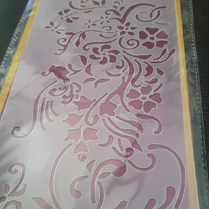 استنسیل نواری حاشیه اسلیمی