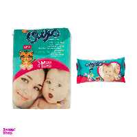 پوشک کودک مرسی (Merci) سایز 2 بسته 48 عددی به همراه دستمال مرطوب