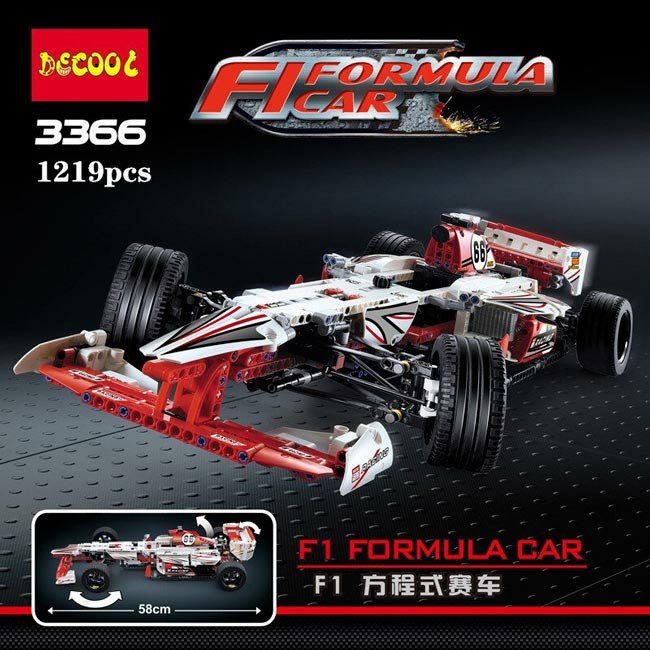 لگو ماشین فرمول یک و کامیون 1141 قطعه دو مدل ارسال رایگان 