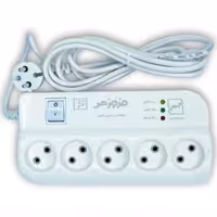 محافظ برق پنج خانه فروزش Foroozesh با 3 متر سیم