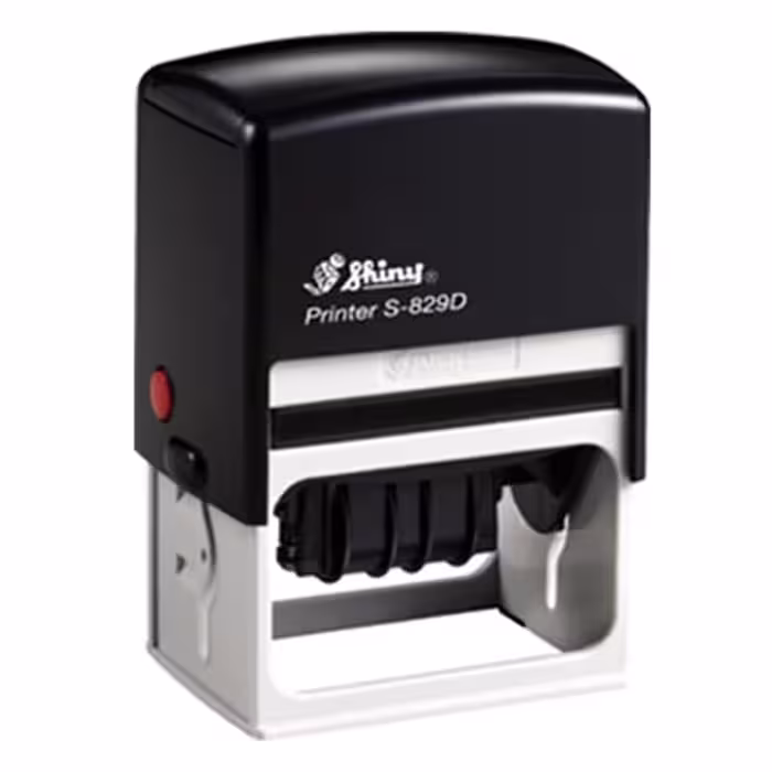خرید دستگاه مهر شاینی تاریخ دار مدل S-829-D سایز 40 × 64
