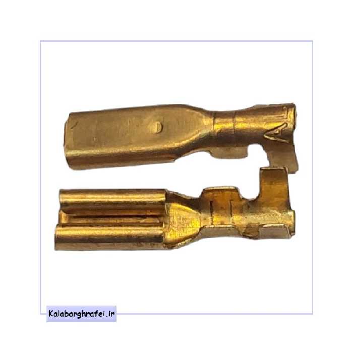 سرسیم مدل مادگی تلفنی کد 1221 طرح برنج بسته 100 عددی