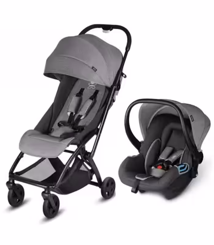 ست کالسکه کریر سی بی ایکس طوسی CBX ETU Travel System