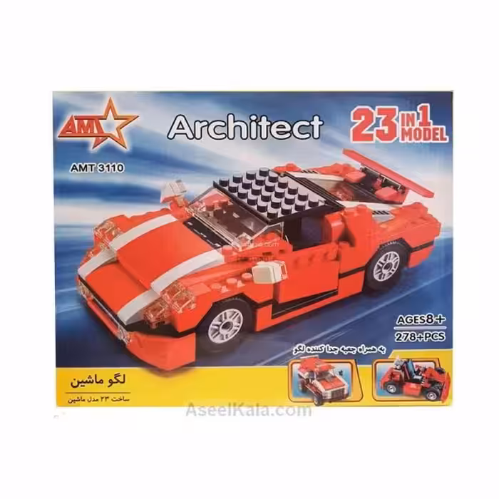 لگو ماشین 23 مدل آرشیتکت Architect سری AMT 3110
امتیاز 4.20 از 5 امتیاز 5مشتری 