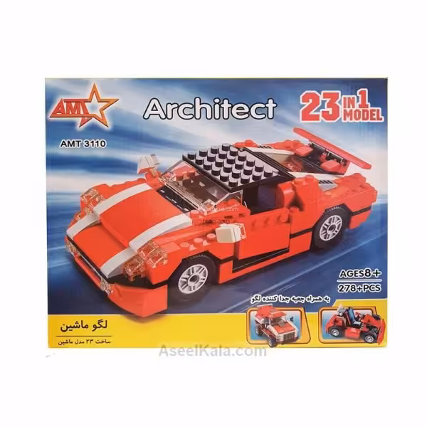 لگو ماشین 23 مدل آرشیتکت Architect سری AMT 3110
امتیاز 4.20 از 5 امتیاز 5مشتری 