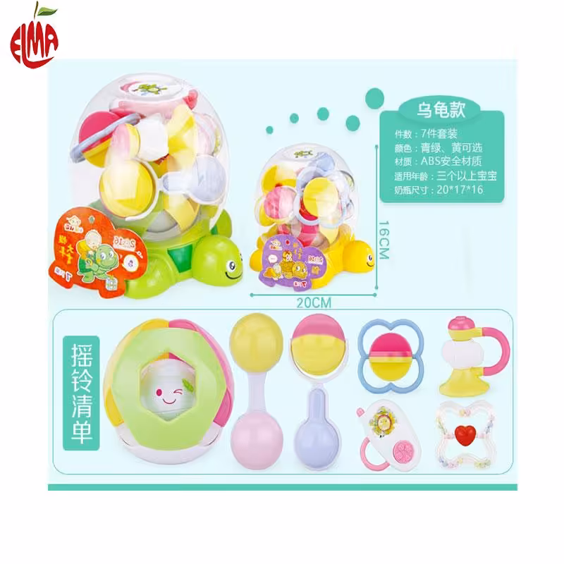 مجموعه جغجغه و دندانگیر لاکپشت Dove