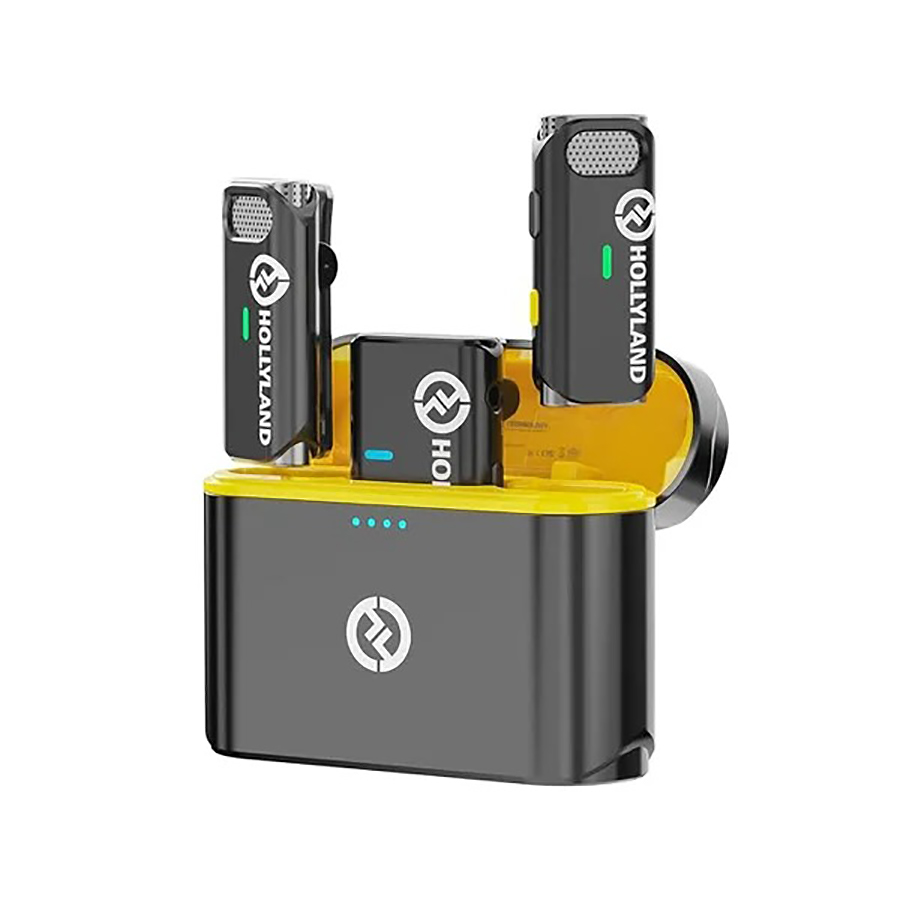 میکروفون یقه ای بی سیم هالی لند Hollyland Lark M1 Duo Wireless Microphone