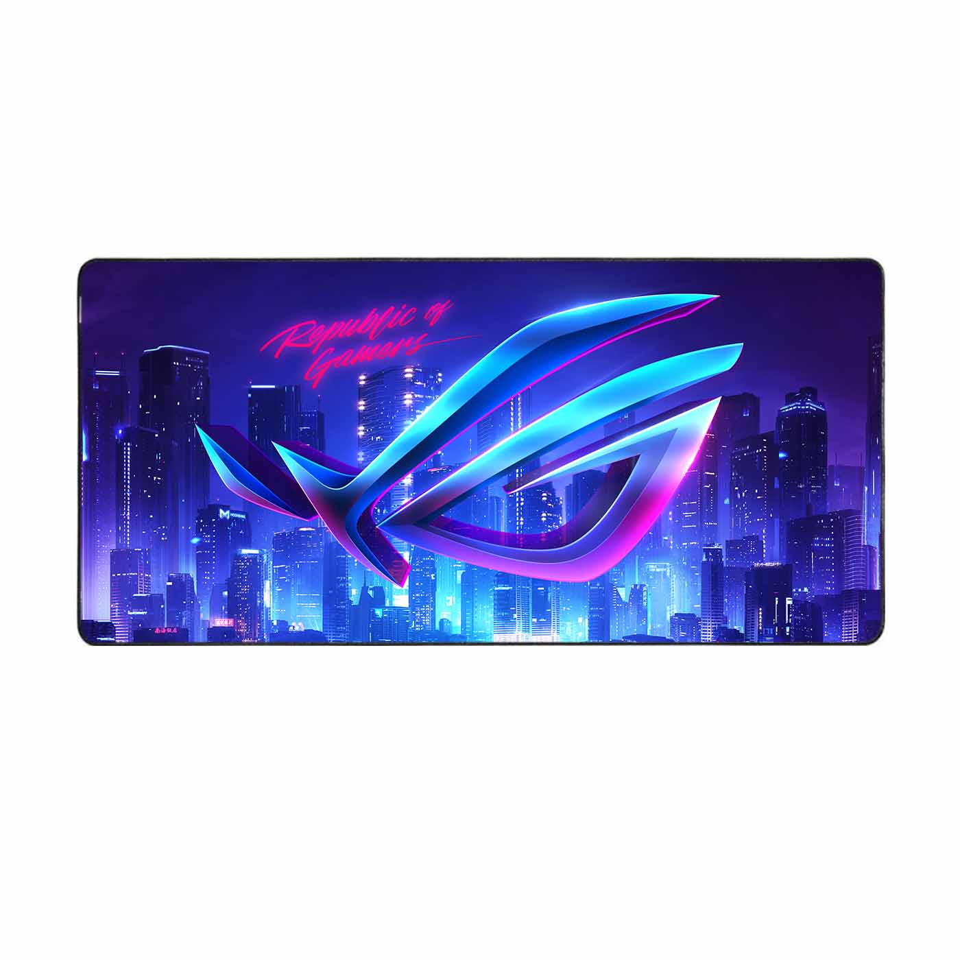 خرید ماوس پد مخصوص بازی Mouse Pad Gaming 2XXL ROG City Skyline W008 با بهترین قیمت