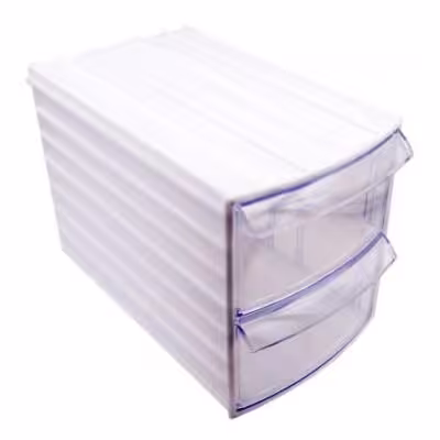 مجموعه 2 عددی جعبه قطعات کشویی دو طبقه 190x110x130mm