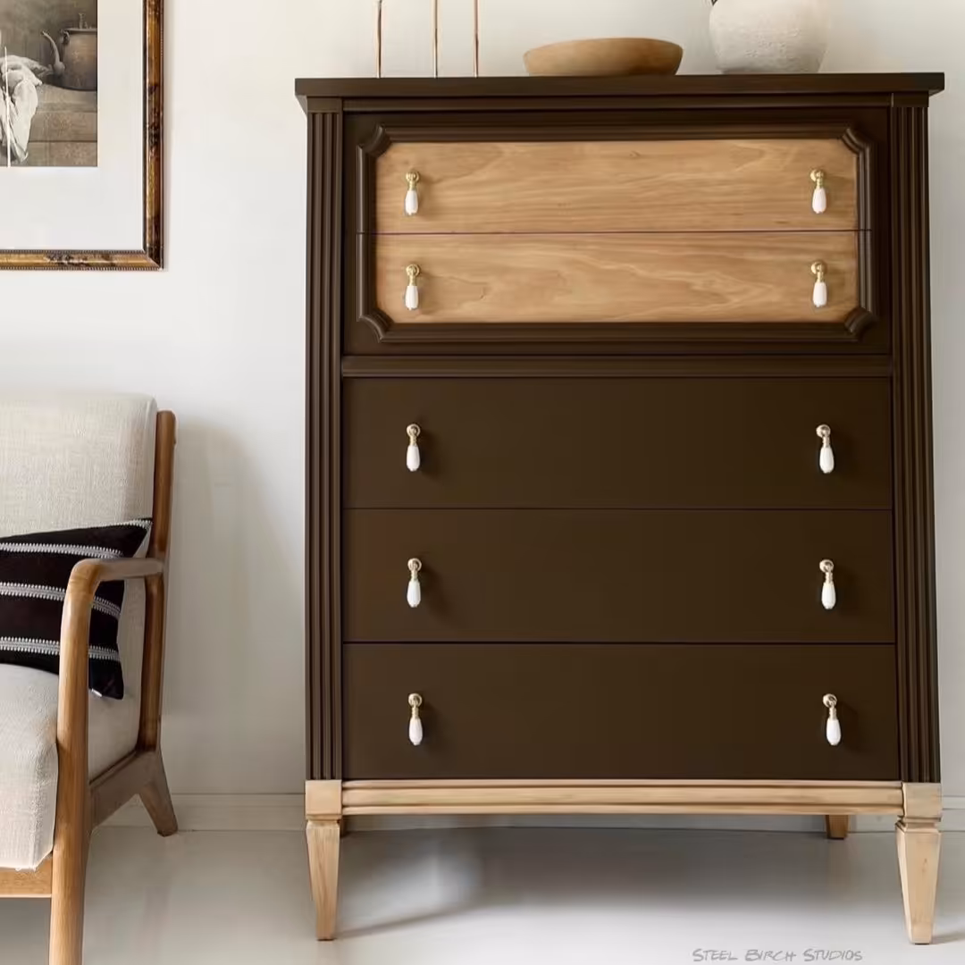 کشو روکش چوب