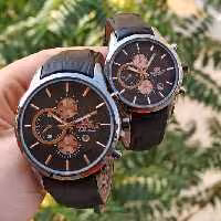 ساعت ست الگانس زنانه و مردانه ضد آب یک سال گارانتی موتور ژاپن 