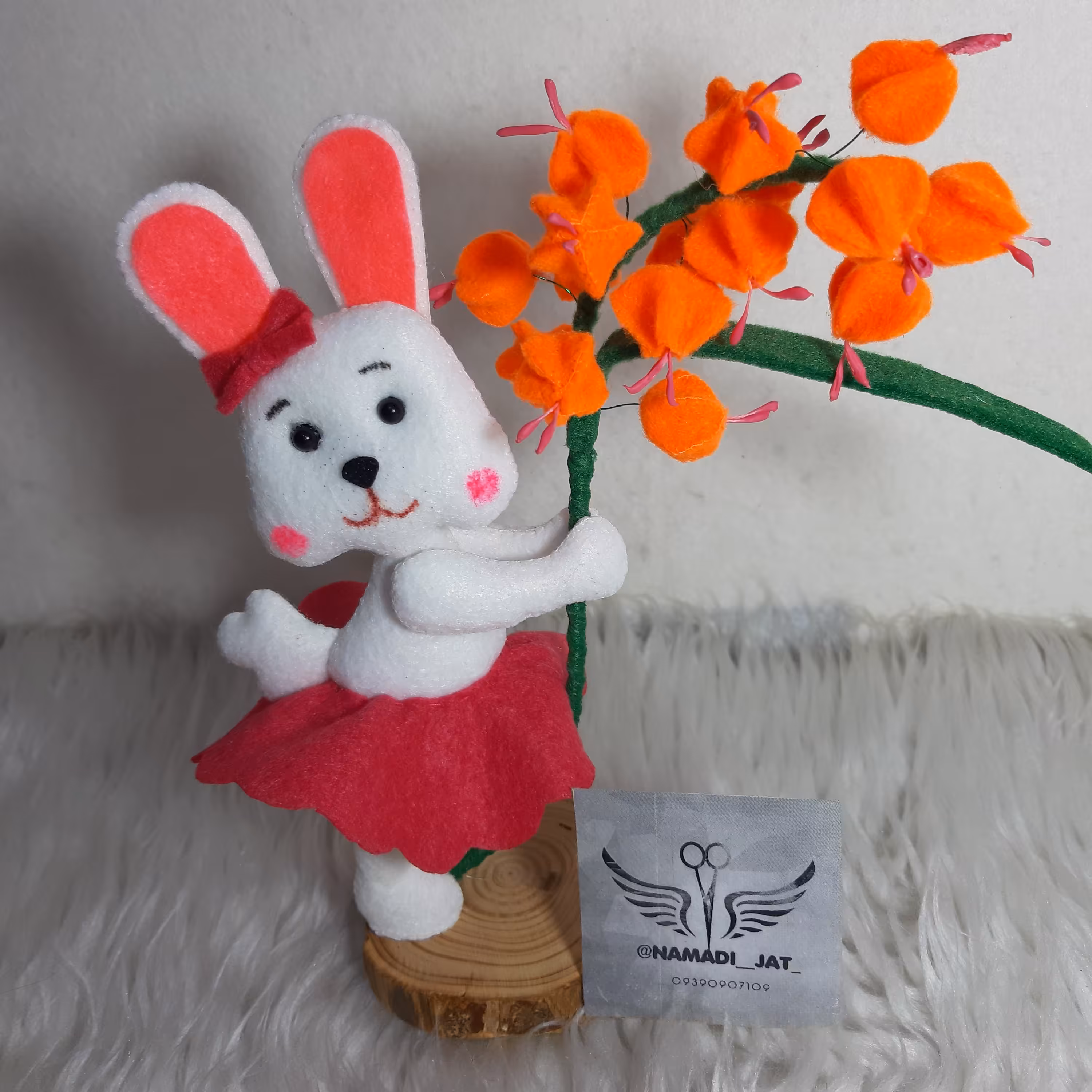 استند خرگوش نمدی 