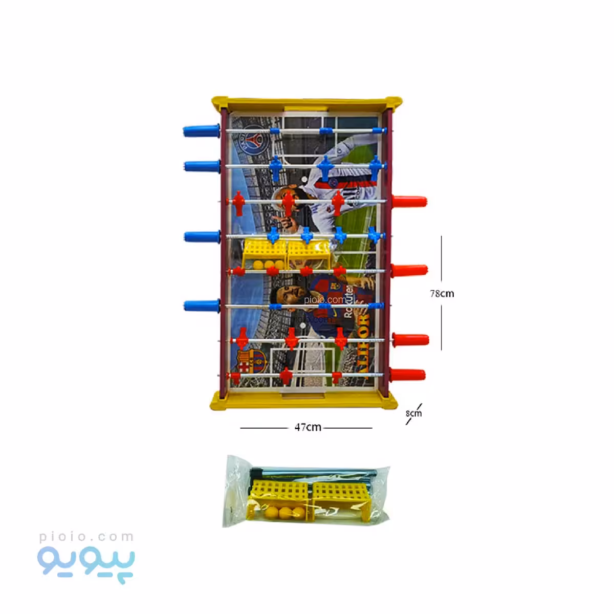 فوتبال دستی 8 میل پایه دار آتاتویز آیتم Football عمده و کارتنی