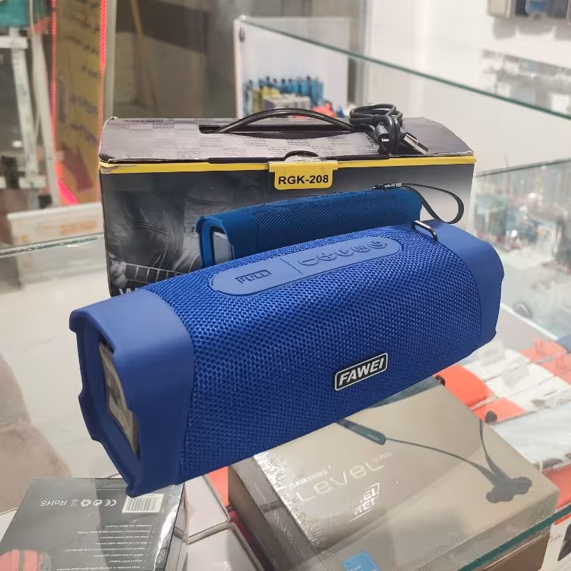 اسپیکر بی سیم  RGK  208دارای بلوتوث اتسال به گوشی موبایل ومیکروفون وفلش مموری