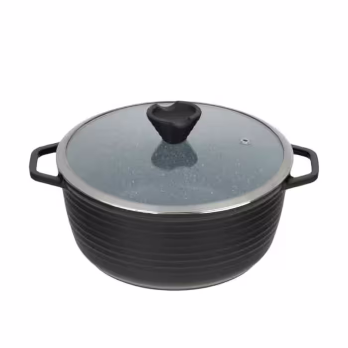 قابلمه گرانیتی عروس تفلون مدل کلاسیک خطی Mr14 سایز 24