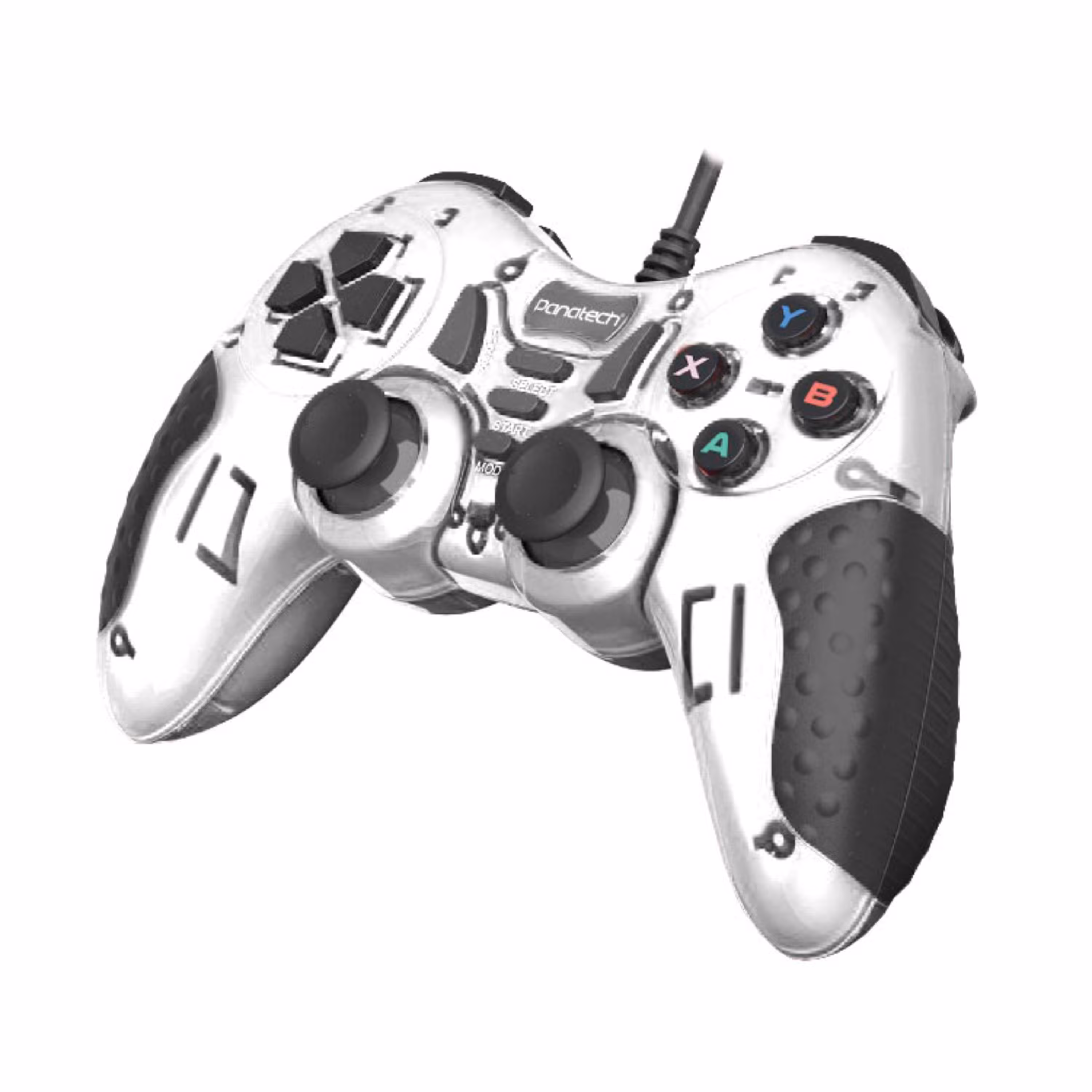 دسته بازی تک شوکدار حرفه ای Panatech مدل G502 نقره ای