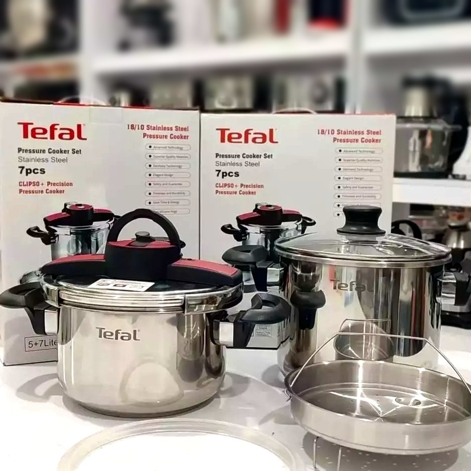 زودپز  دوقلو  5+7 لیتری تفال