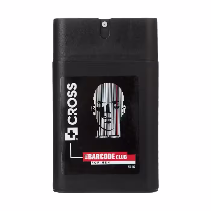 عطر جیبی مردانه کراس مدل barcode حجم  45میلی لیتر 