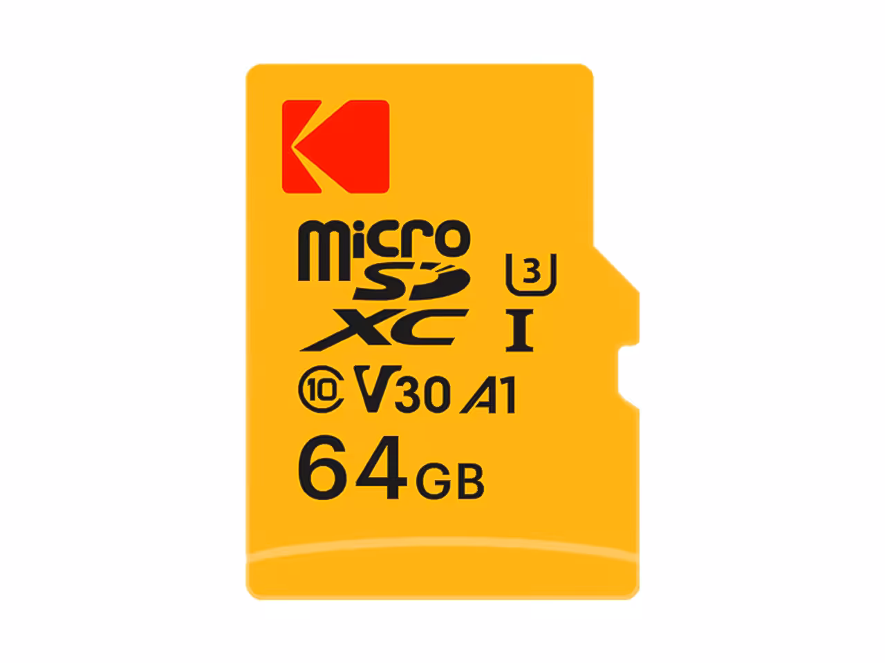 مموری میکرو اس دی کداک مدل U3 A1 UL V30 ظرفیت 64GB – جعبه بازKodak 64GB Microsdxc U3 A1 UL V30 Open Box