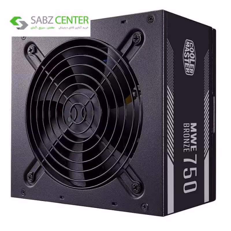 منبع تغذیه کامپیوتر کولر مستر MWE 750 BRONZE