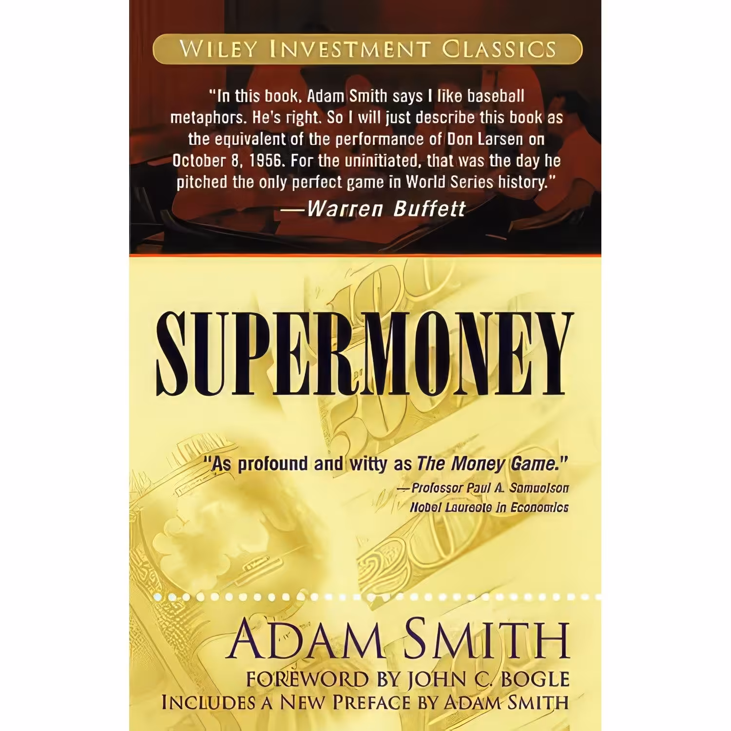 کتاب زبان اصلی Supermoney اثر adam Smith انتشارات Wiley