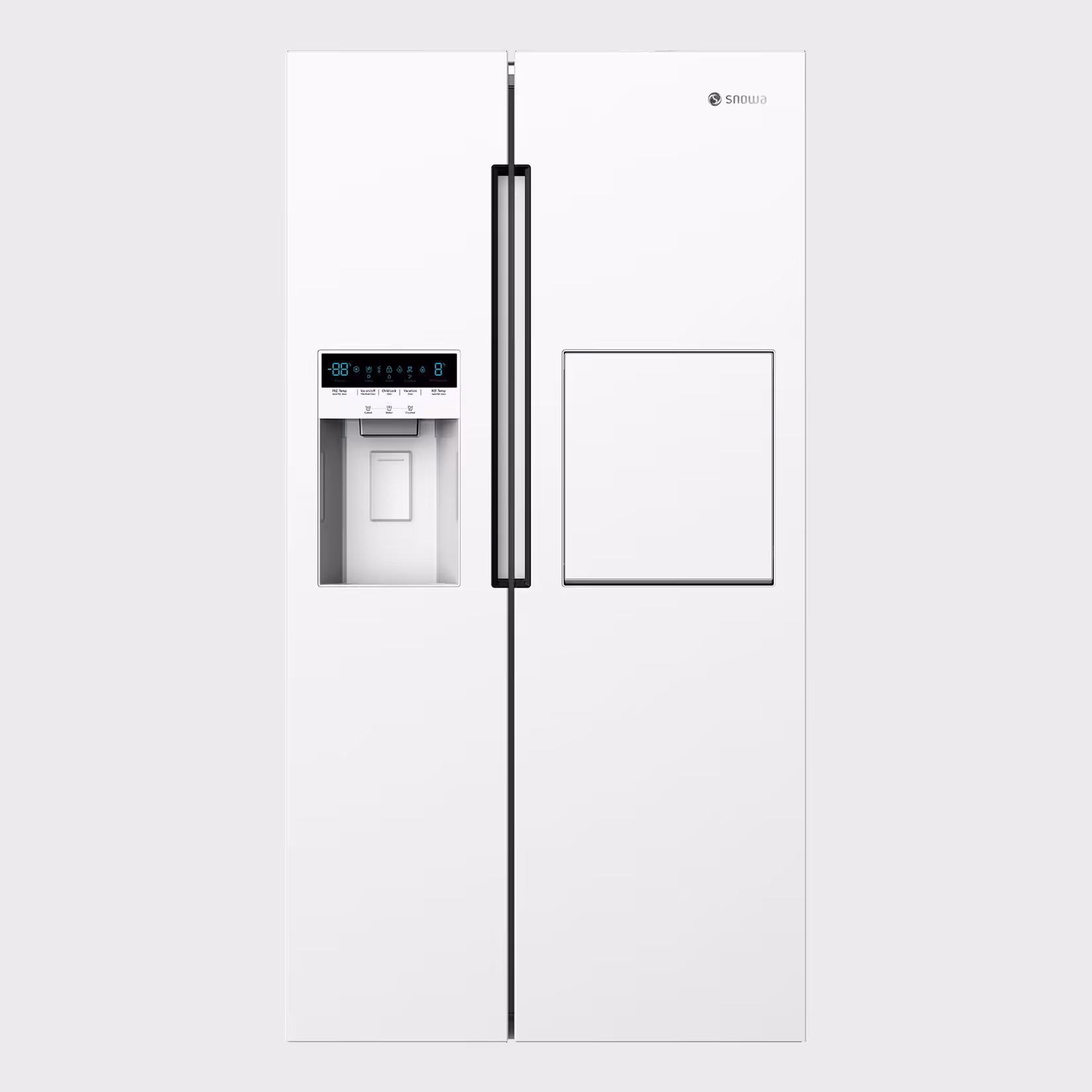 یخچال و فریزر ساید بای ساید 32 فوت اسنوا مدل هارمونی  S8-2340GW رنگ سفید متالیک 