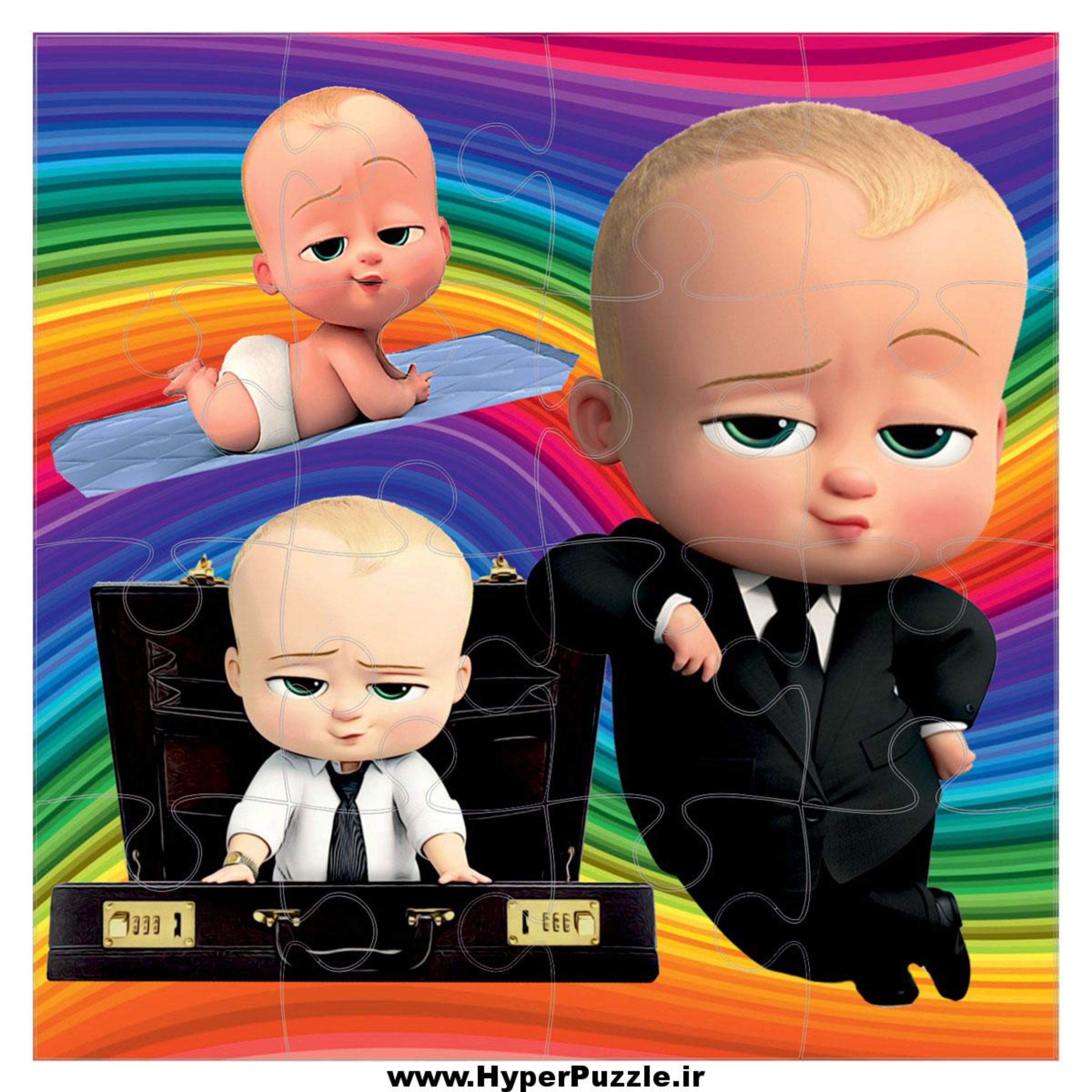 پازل بچه رئیس 16 تکه  